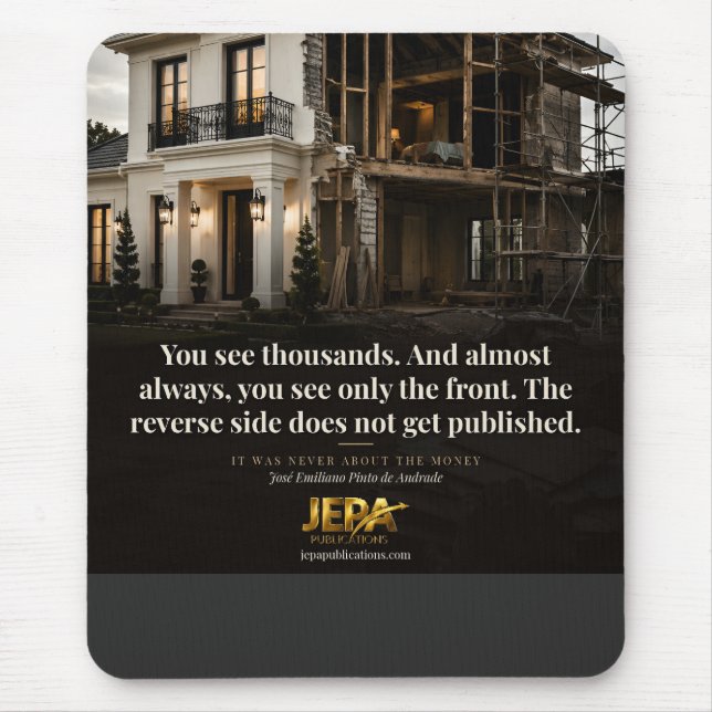The Reverse Side Book Quote Mouse Mat (Front)