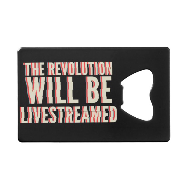 The Revolution Will Be Livestreamed (Front (Horizontal))