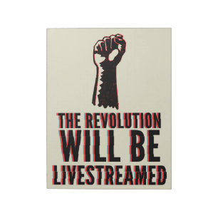 The Revolution Will Be Livestreamed Notepad