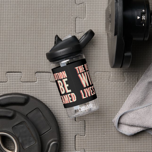 The Revolution Will Be Livestreamed Water Bottle (Gym)