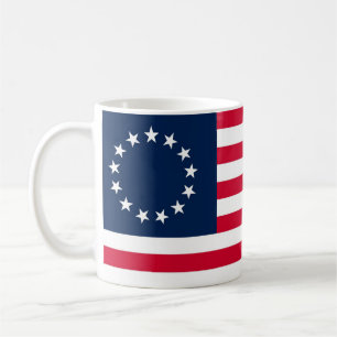 The Revolutionary War Betsy Ross Flag Coffee Mug