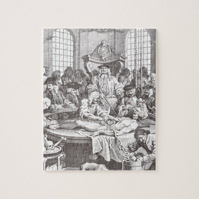The Reward of Cruelty by William Hogarth Jigsaw Puzzle (Vertical)