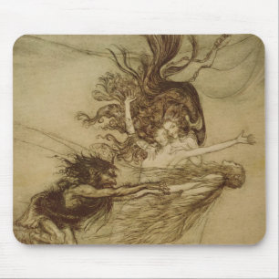 The Rhinemaidens teasing Alberich Mouse Mat