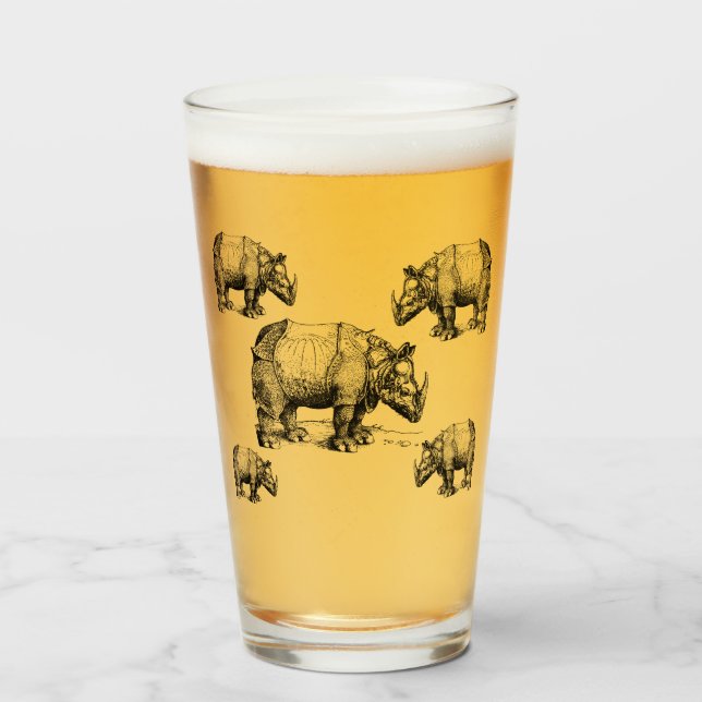 The Rhinoceros         Glass (Front Filled)