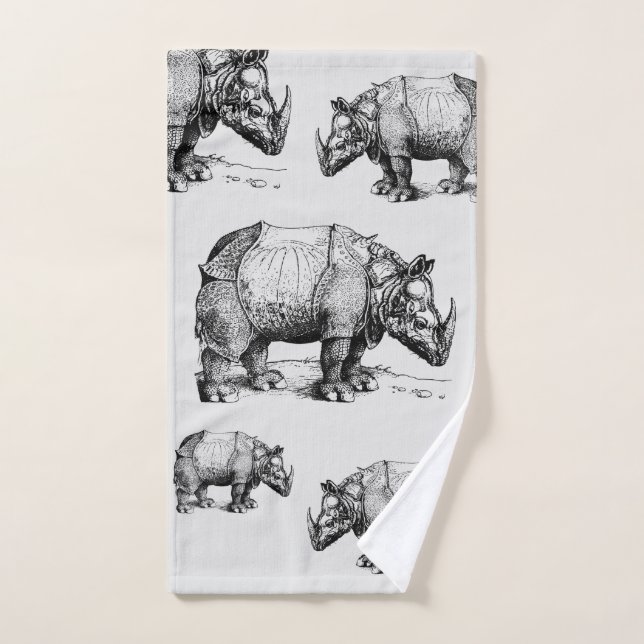 The Rhinoceros    Hand Towel (Hand Towel)
