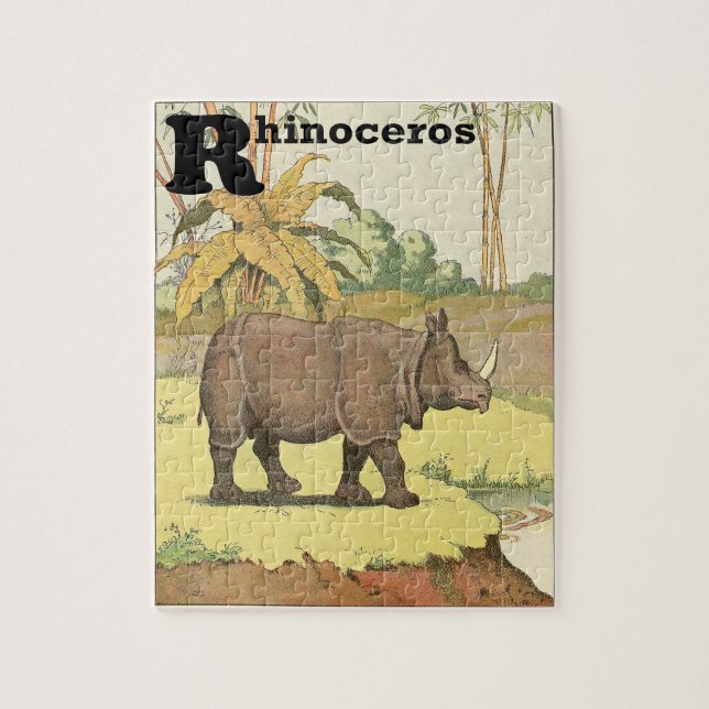The Rhinoceros Storybook Jigsaw Puzzle (Vertical)