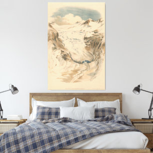 The Rhone Glacier. Switzerland Canvas Print