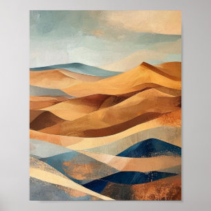 The Rhythms of Silent Sands: A Multi-Layered Explo Poster