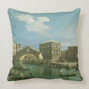 The Rialto Bridge, Venice Cushion