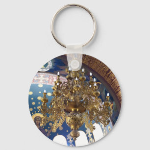 The rich decoration of the Orthodox Cathedral Key Ring
