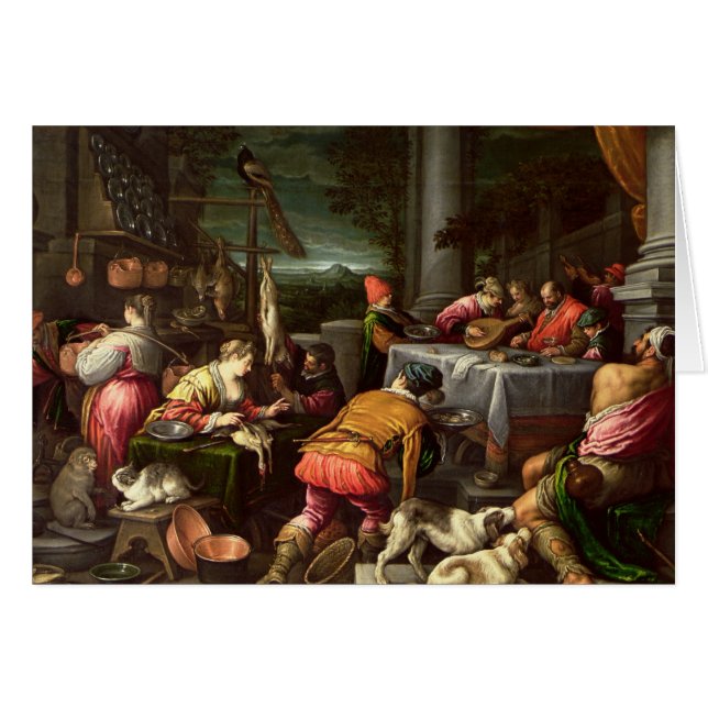 The Rich Man and Lazarus, 1590-95 (Front Horizontal)