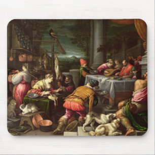 The Rich Man and Lazarus, 1590-95 Mouse Mat