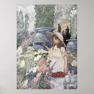 The Rich Man's Garden by Charles Robinson Poster