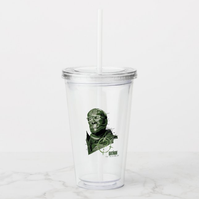 The Riddler Character Graphic Acrylic Tumbler (Front)
