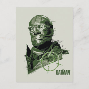 The Riddler Character Graphic Postcard
