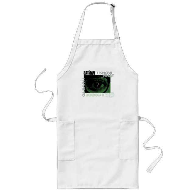 The Riddler "I Know What I Have To Become" Long Apron (Front)