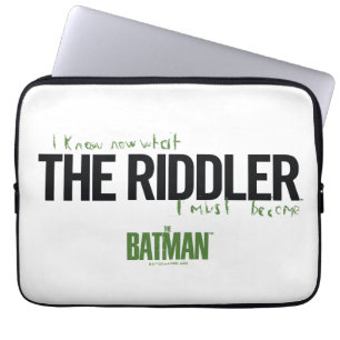 The Riddler - I Know What I Must Become Laptop Sleeve