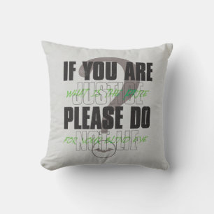 The Riddler - If You Are Justice Please Do Not Lie Cushion