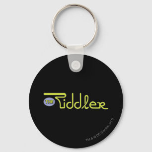 The Riddler Logo Green Key Ring