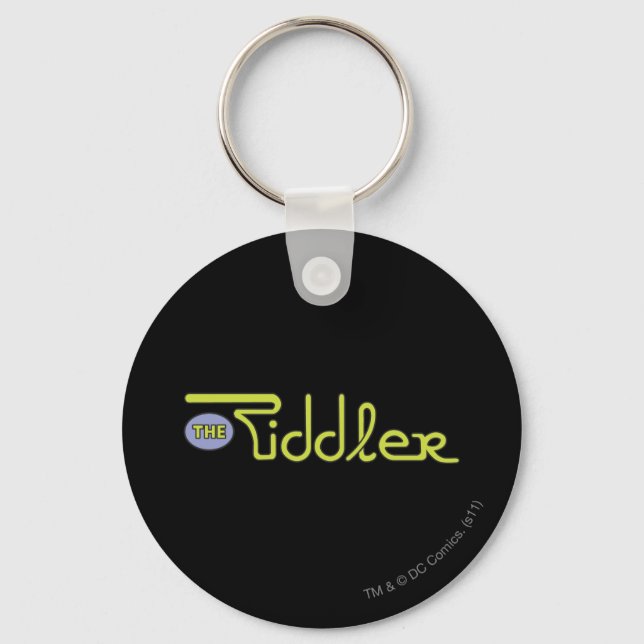 The Riddler Logo Green Key Ring (Front)