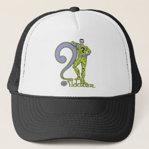 The Riddler & Logo Green Trucker Hat