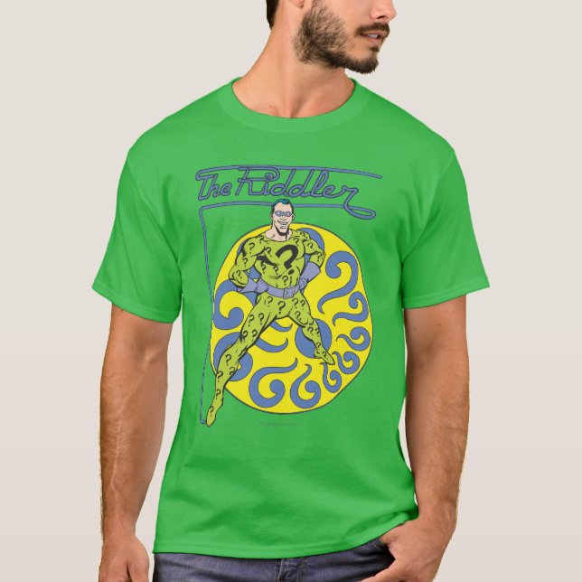 The Riddler & Logo Purple T-Shirt (Front)