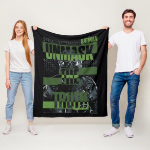 The Riddler - Unmask The Truth Fleece Blanket