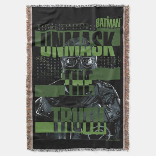 The Riddler - Unmask The Truth Throw Blanket