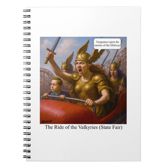 The Ride of the Valkyries (State Fair) Notebook (Front)