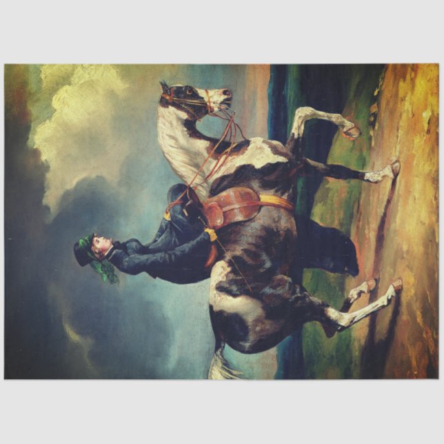 The Rider Furniture Decoupage Paper (Front)