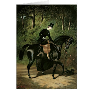The Rider Kipler on her Black Mare