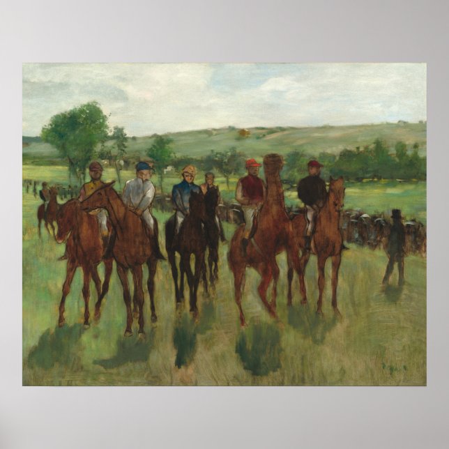 The Riders - Edgar Degas Fine Art Poster (Front)