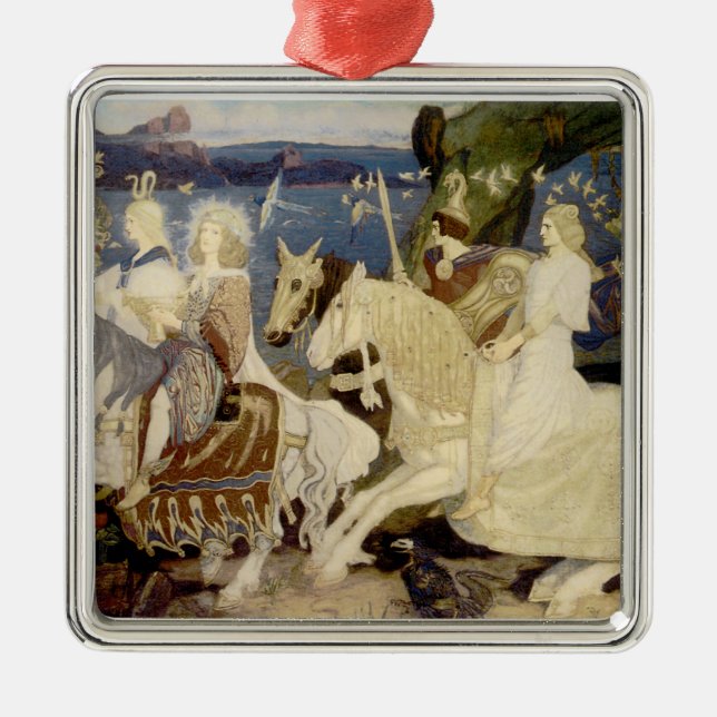 The Riders of the Sidhe Metal Tree Decoration (Front)