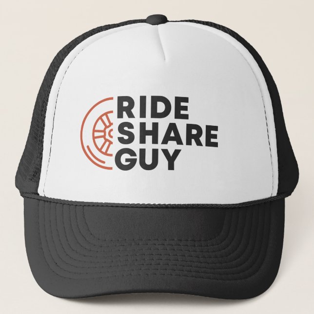 The Rideshare Guy Trucker Hat (NEW 2019) (Front)