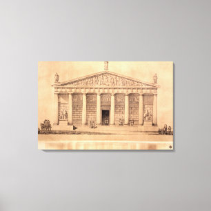 The Riding School of the Imperial Guards, St. Pete Canvas Print