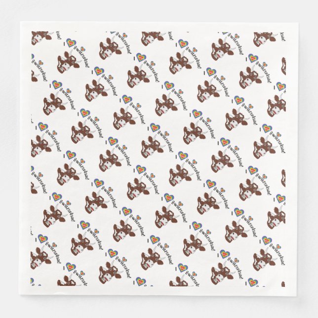 The right napkin for fondue or raclette (Front)