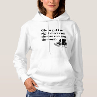 The right shoes hoodie