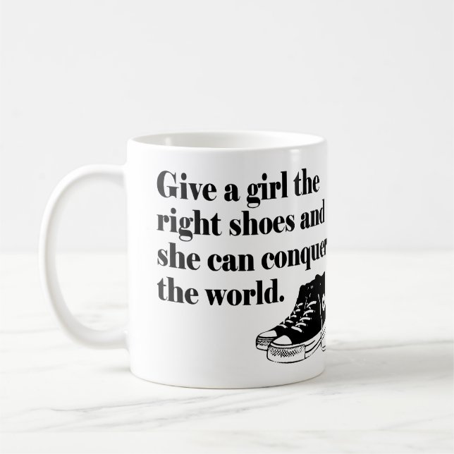 The right shoes mug (Left)