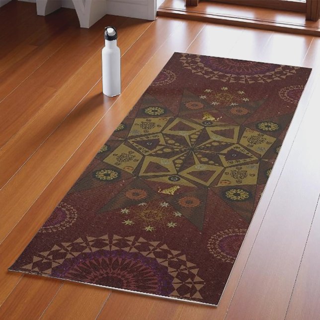 The righteousness protector of Geo tantrum mandala Yoga Mat (Creator Uploaded)
