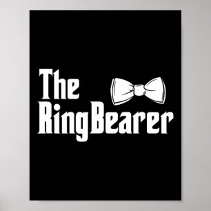 The Ring Bearer Bowtie Ring Dude Wedding Groom Bri Poster