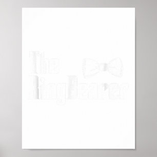 The Ring Bearer Bowtie Ring Dude Wedding Groom Bri Poster