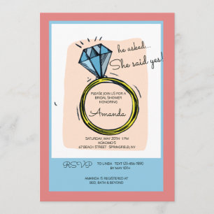 The Ring Bridal Shower Invitation