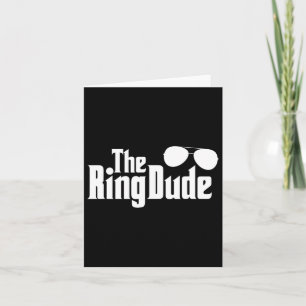 The Ring Dude Bowtie Ring Bearer Wedding Groom Bes Card
