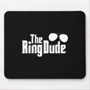 The Ring Dude Bowtie Ring Bearer Wedding Groom Bes Mouse Mat