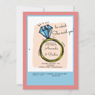 The Ring Engagement Party Invitation