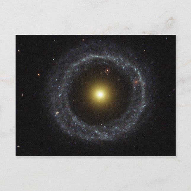 The ring galaxy torch light postcard (Front)
