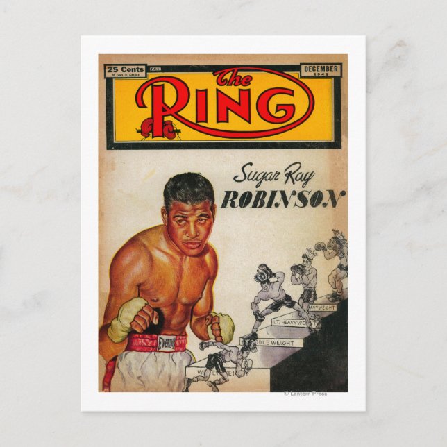 The Ring Magazine Cover 2 Postcard (Front)