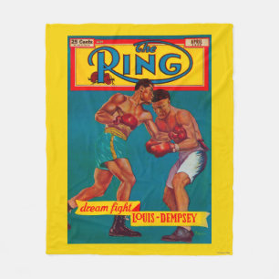 The Ring Magazine Cover Fleece Blanket