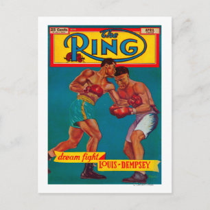 The Ring Magazine Cover Postcard