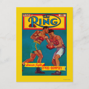 The Ring Magazine Cover Postcard